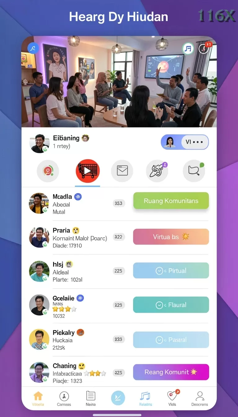 Cuplikan layar 918KAYA — menu navigasi